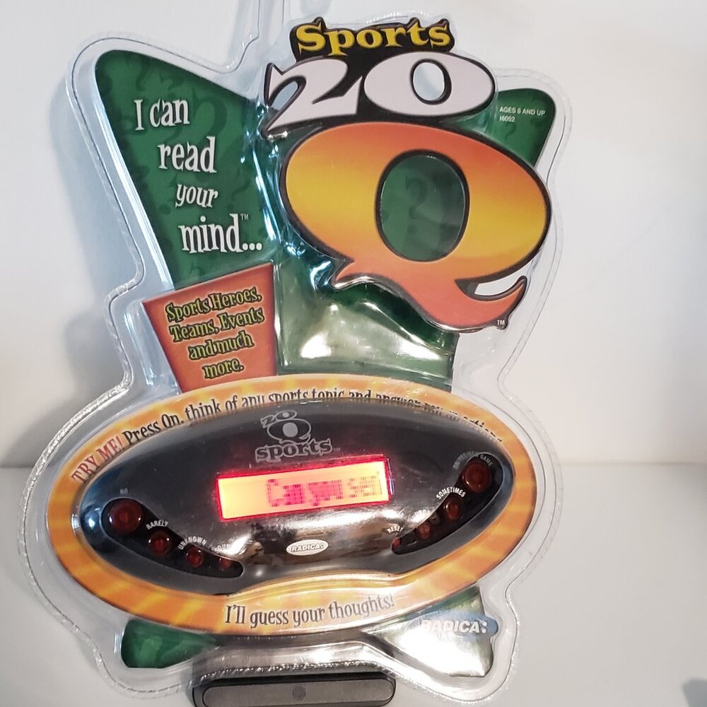 Sports 20 Questions Handheld Portable Game Sealed Old New Stock